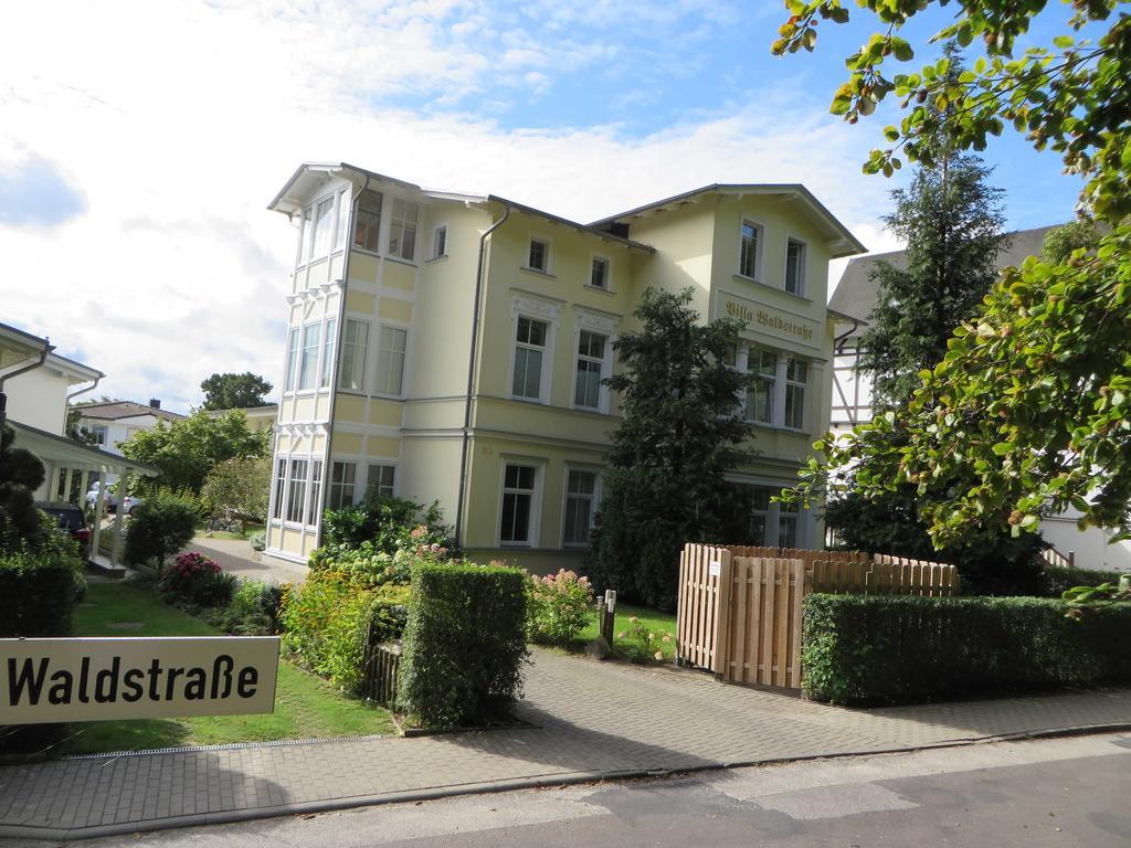 Villa Waldstrasse - Ferienwohnung Heringsdorf  Eksteriør billede