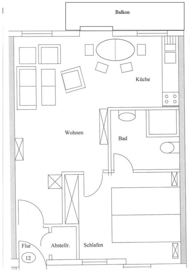 Villa Waldstrasse - Ferienwohnung Heringsdorf  Værelse billede